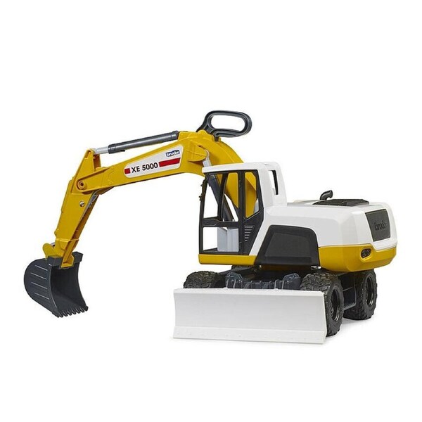 Bruder Wheel Excavator XE 5000 Yellow White Toy Vehicle Model