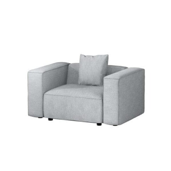 Modular Sofa Chaise Set 1-Seater Grey