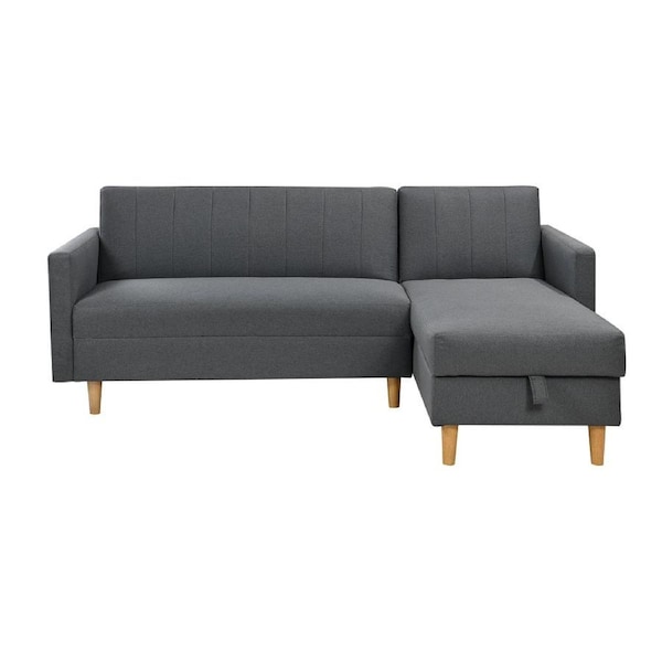 Foret 3 Seater Storage Sofa Bed Lounge Corner Couch Furniture Ottoman Chaise