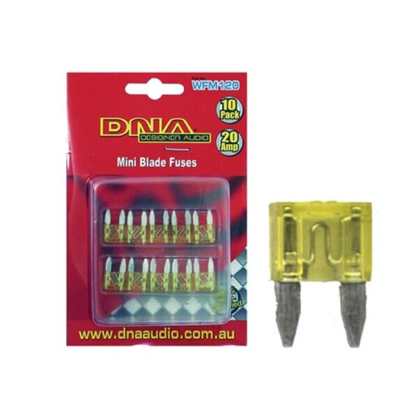 DNA WFM120 10 x 20 AMP Mini Blade Fuse