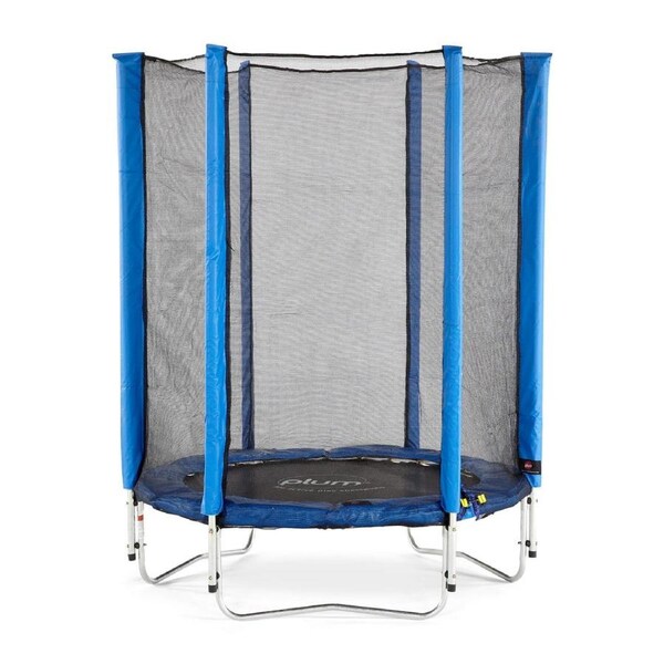 Plum Play AU 4ft Junior Trampoline with Springsafe Enclosure Ages 3-6y - Blue