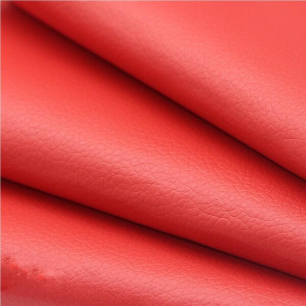Leather Repair for Couches Self-Adhesive refinisher cuttable reupholster Tape Patches kit for Couch Car Seats Furniture Sofa Vinyl Chairs Fabric Fix 100cm*137cm Red
