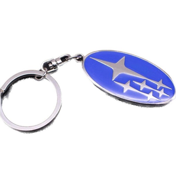 Stainless Steel Keyring Subaru Logo Forester Outback Impreza Wrx Crosstrek Brz Type one
