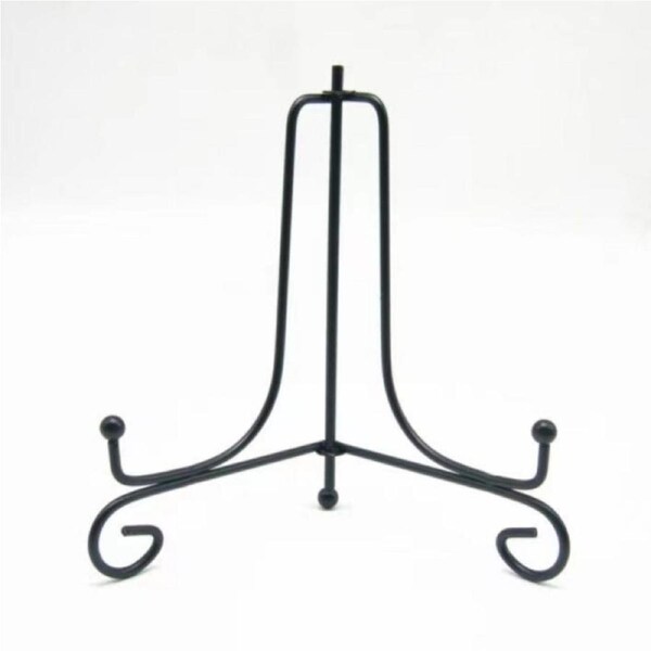 Plate Stand for Display 8 Inch Plate Holder Display Stand Metal Easel Stand for Picture Frame, Decorative Plates, Book, Photo, Collectibles