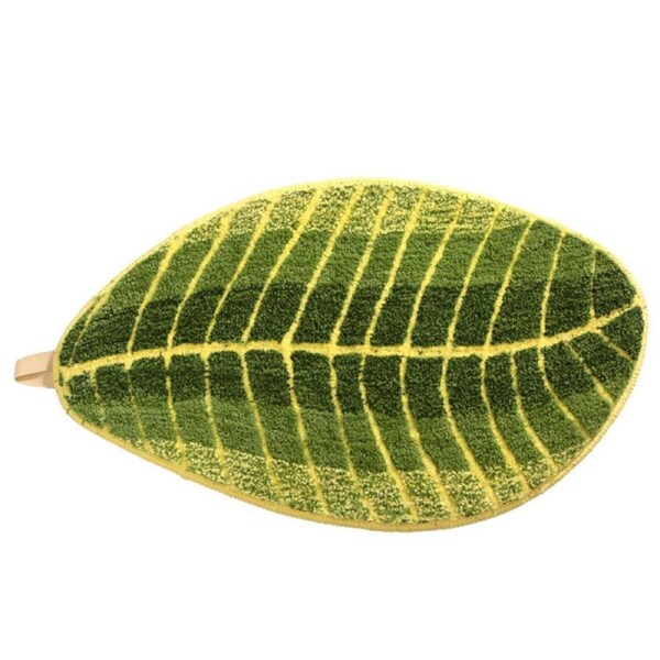 Leaf-Shaped Non-Slip Mat Floor Mat Entrance Door Mat 45cm120cm