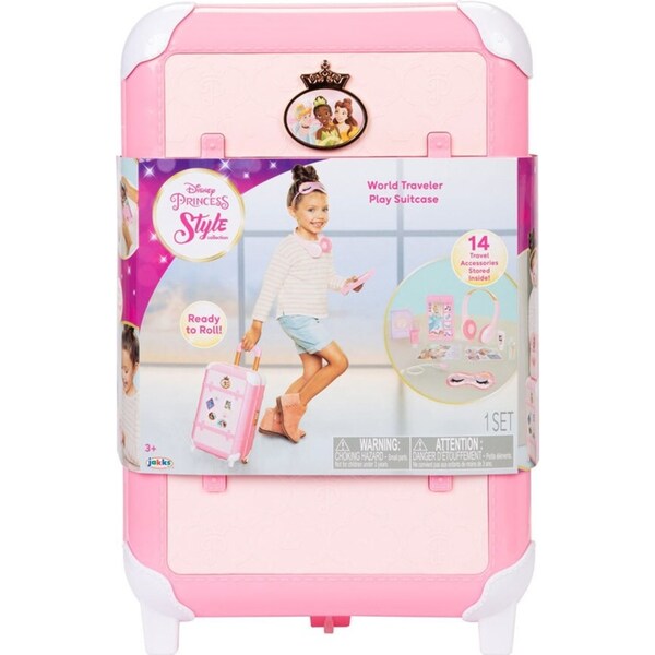 Disney Princess Style Collection Kids/Childrens Deluxe Suitcase Toy 3Y+