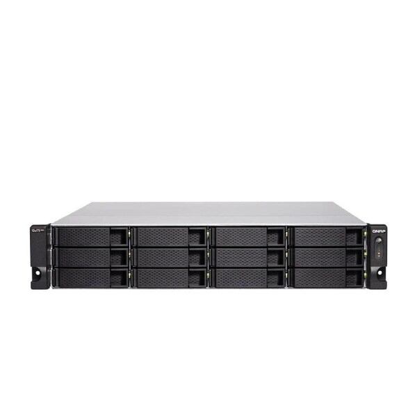 QNAP TS-h1886XU-RP-R2-D1622-32G 12 Bay 2U NAS SATA 6Gbps, 32GB DDR4 ECC RAM, 4 x GbE RJ45 LAN, 2 x 10GbE SFP+, 4 x PCIe expansion slots