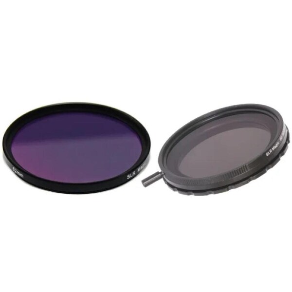 SLR Magic Camera Lens Variable ND II Filter 52mm and IRND Filter 62mm Set