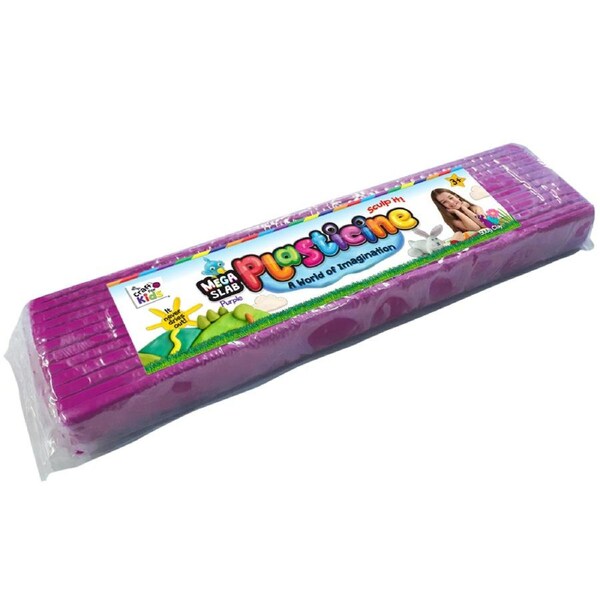 Plasticine 500 Gram Block - Purple
