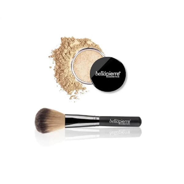 Bellapierre Mineral Foundation & Powder Dome Brush - Ivory
