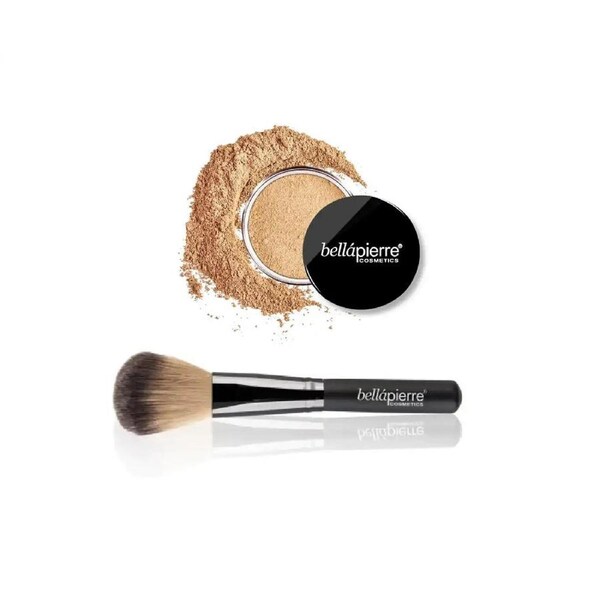 Bellapierre Mineral Foundation & Powder Dome Brush - Nutmeg