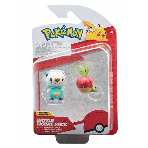 Pokemon Battle Figure Pack Oshawott and Applin