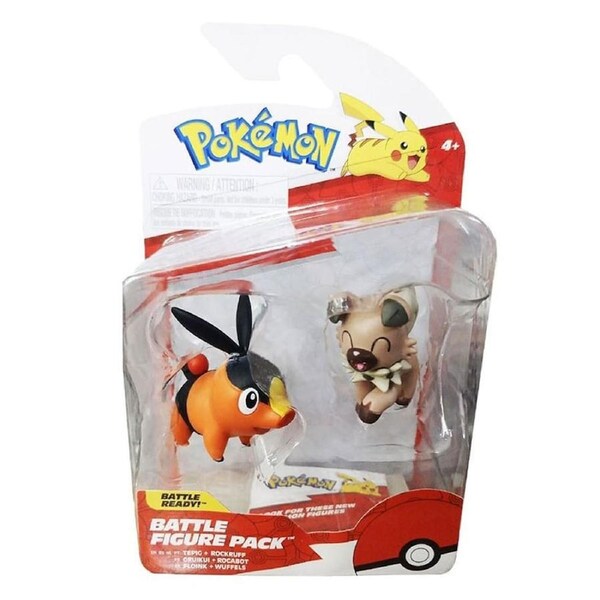 Pokemon Battle Figure Pack Tepig and Rockruff