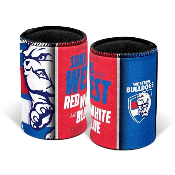 Western Bulldogs AFL SONG Beer Can Bottle Cooler Stubby Holder Cosy