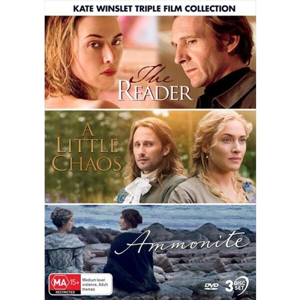 Kate Winslet - The Reader / A Little Chaos / Ammonite - Triple Film Collection DVD