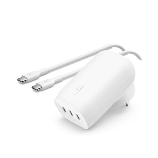 Belkin BoostCharge USB-C Wall Charger w/ USB-C Cable 2M - White