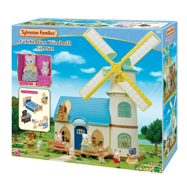 Sylvanian Families Celebrations Windmill Kids/Childrens Toy Gift Set 3Y+