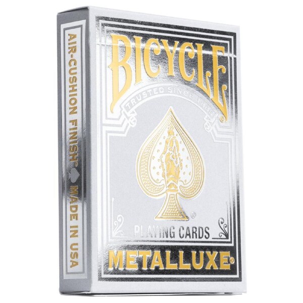Bicycle Metalluxe Silver 2023 Playing Cards