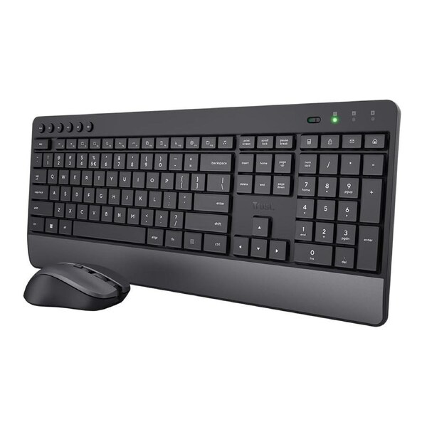 Trust Trezo Comfort Wireless Keyboard and Mouse Set (Black)
