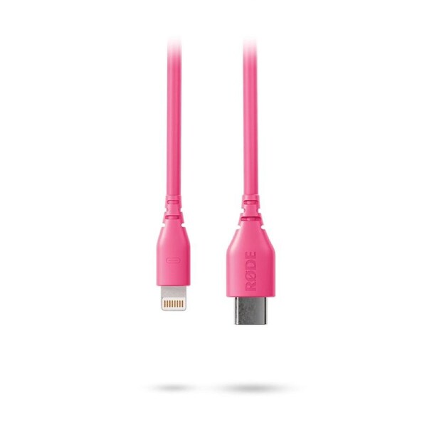 Rode Pink 30cm USB-C to Lightning Cable