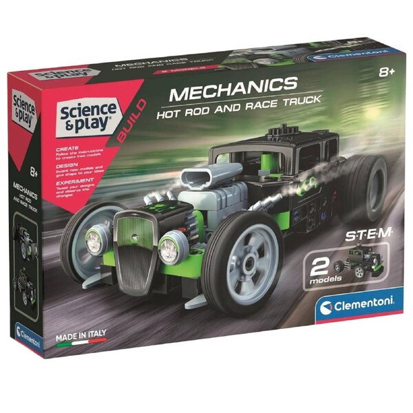 Clementoni Mechanics Hot Rod and Race Truck