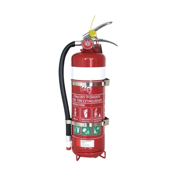 ABE Dry Chemical Powder Extinguisher W/ Vehicle Bracket - 2.5KG