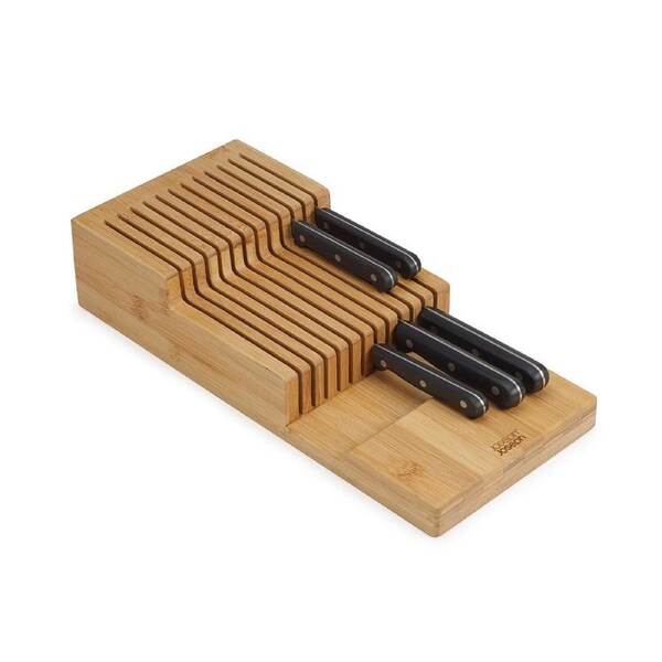 Joseph Joseph DrawerStore Bamboo Large 2-tier -Drawer Knife Organiser