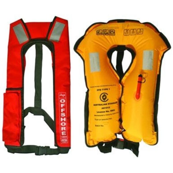 Axis Offshore Manual Inflatable Adult Life Jacket, 150N Buoyancy