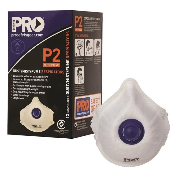 PRO CHOICE Dust Masks P2+Valve