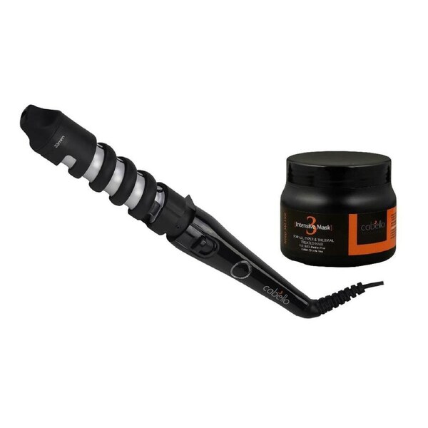 Cabello Voluminous Hair Curler + Intensive Mask 'Keep Me Hot'