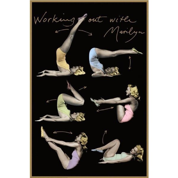Marilyn Monroe - Work Out Poster