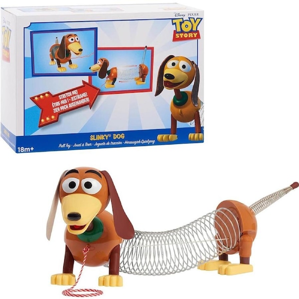Disney Pixar Slinky Dog (Toy Story) Kids/Childrens Animal Pull Toy 18m+