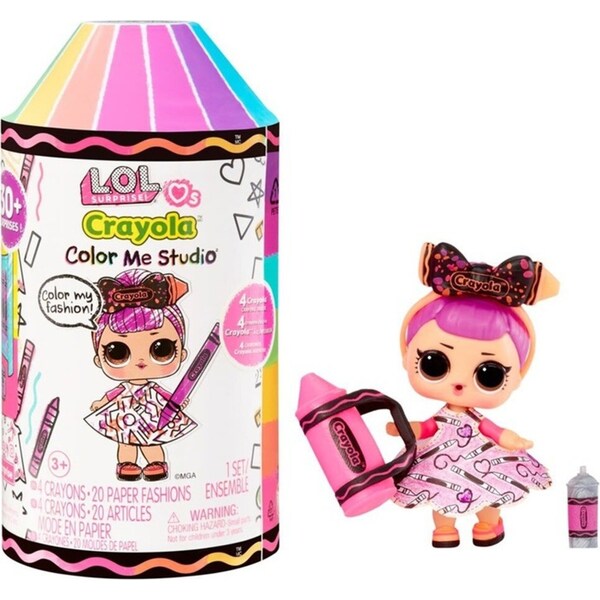 L.O.L. Surprise Loves Crayola Color Me Studio Kids/Childrens Toy Asstd 4+