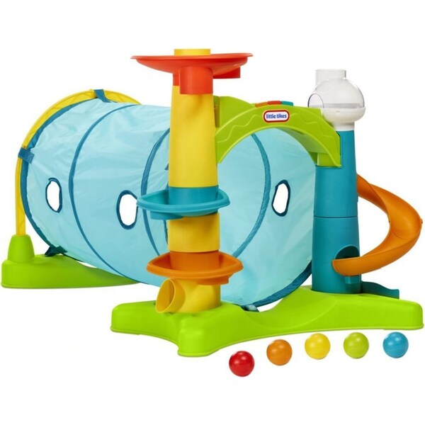 Little Tikes 2-In-1 Versatile Activity Tunnel Kids/Childrens Development Toy 3+