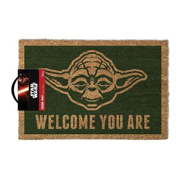 Star Wars Classic Yoda Welcome You Are Door Mat
