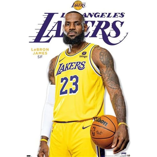 NBA L.A. Lakers Lebron James Feature Poster