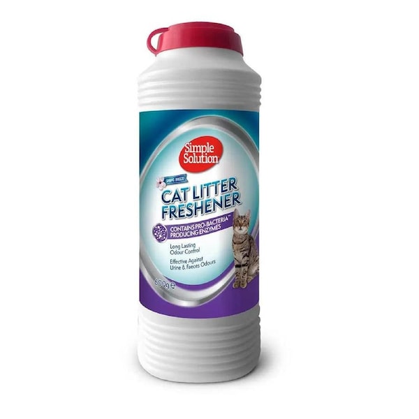 SIMPLE SOLUTION Cat Litter Freshener with Enzymatic Cleaning Granules 600g