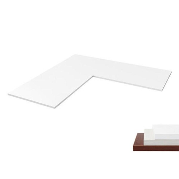 BRATECK L-Shape(90°) Particle Board Desk Board