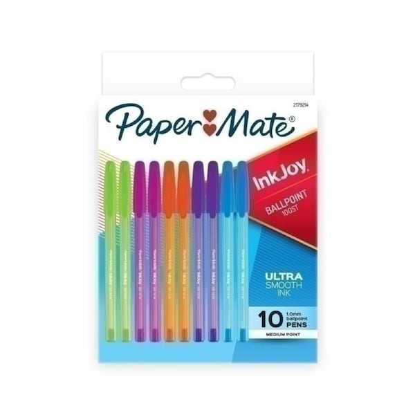 PAPER MATE InkJ100ST BP Fsn Pack of 10R Box of 12