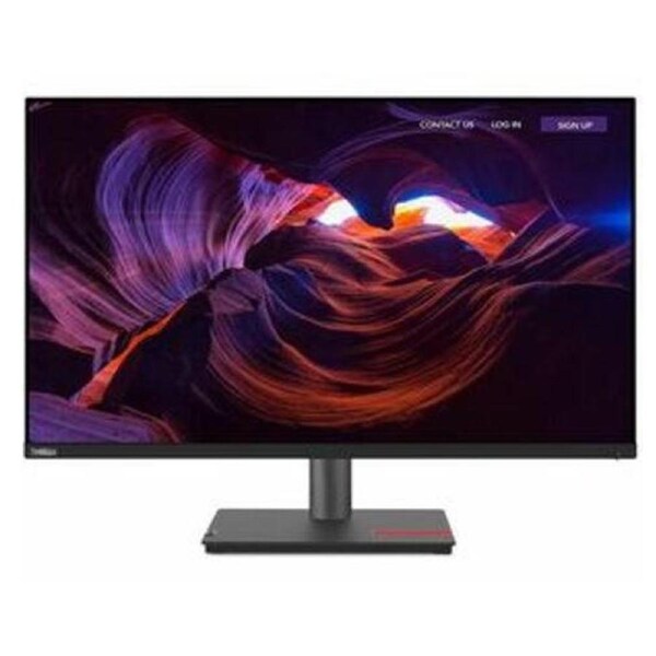 LENOVO ThinkVision P32p-30 31.5 UHD Monitor 4K 3840x2160 16:9 Height Adjustable Tilt Swivel Pivot DP HDMI Thunderbolt 4 LAN 3xUSB3.2 Hub 3yr