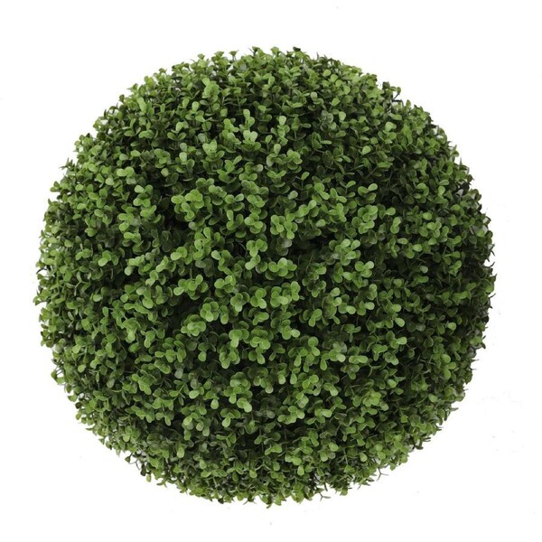 Large Artificial Topiary Ball Natural Buxus 44cm UV Resistant