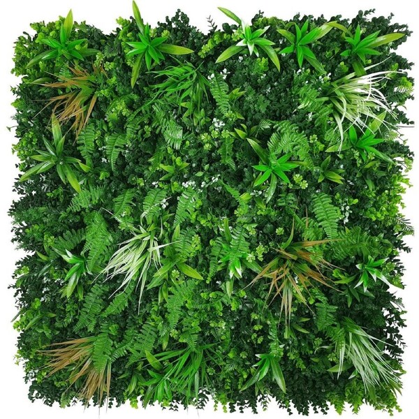 Sample -Wild Tropics Artificial Vertical Garden Panel (25cm x 25cm)