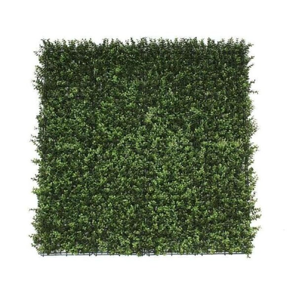 UV Resistant Premium Natural Buxus Artificial Hedge Panel - SAMPLE
