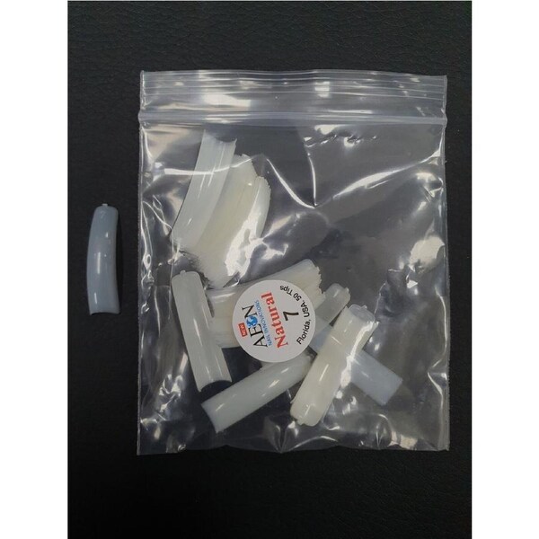 AEON - Natural Nail Fake False Tips Extension Refill Size 7 (50pcs)