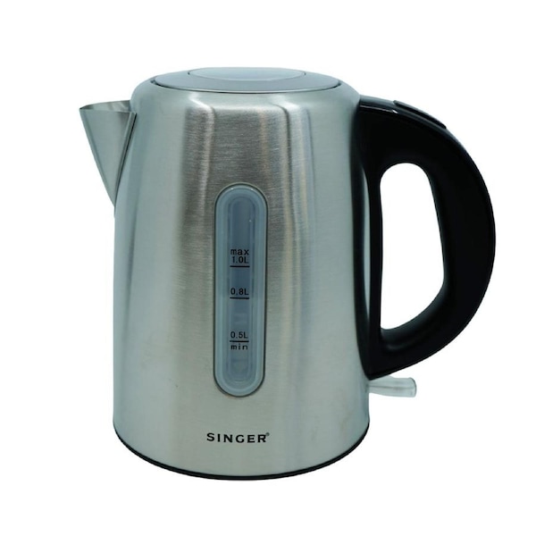 SINGER 1 Litre Stainless Steel Kettle