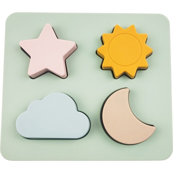 Urban Products Sun, Moon, Star, Cloud Puzzle Interactive Kids Toy 14cm 10M+