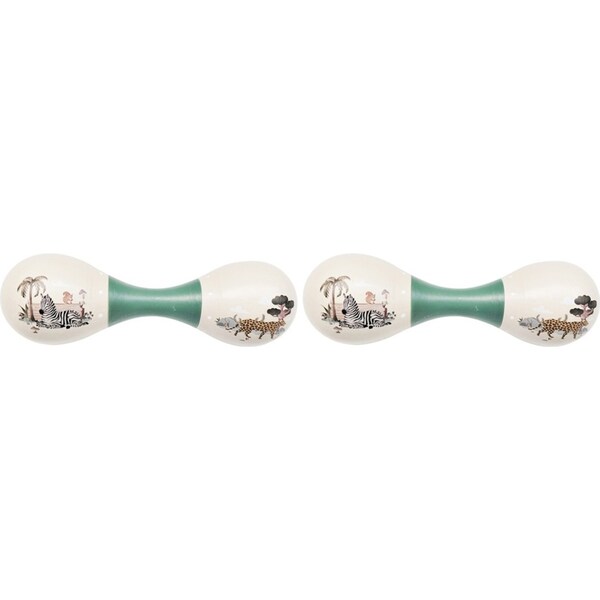 2x Urban Products Squirrel Ratchet Noisemaker Musical Kids/Childrens Toy 10m+