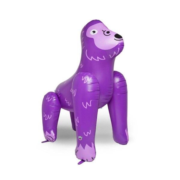 BigMouth Inc. Kids Inflatable 213cm Ginormous Ape Yard Water Sprinkler Purple