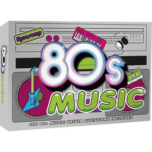 100pc Gift Republic Awesome 80s Music Trivia Question Quiz Party Game Card Set
