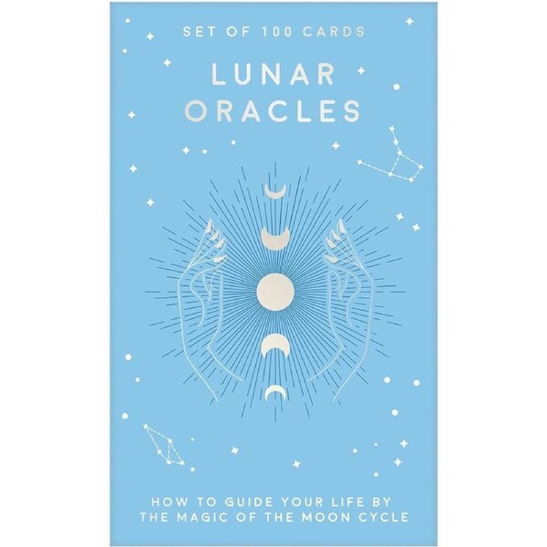 100pc Gift Republic Lunar Oracles Moon Reading Cards Celestial Tarot Deck Set